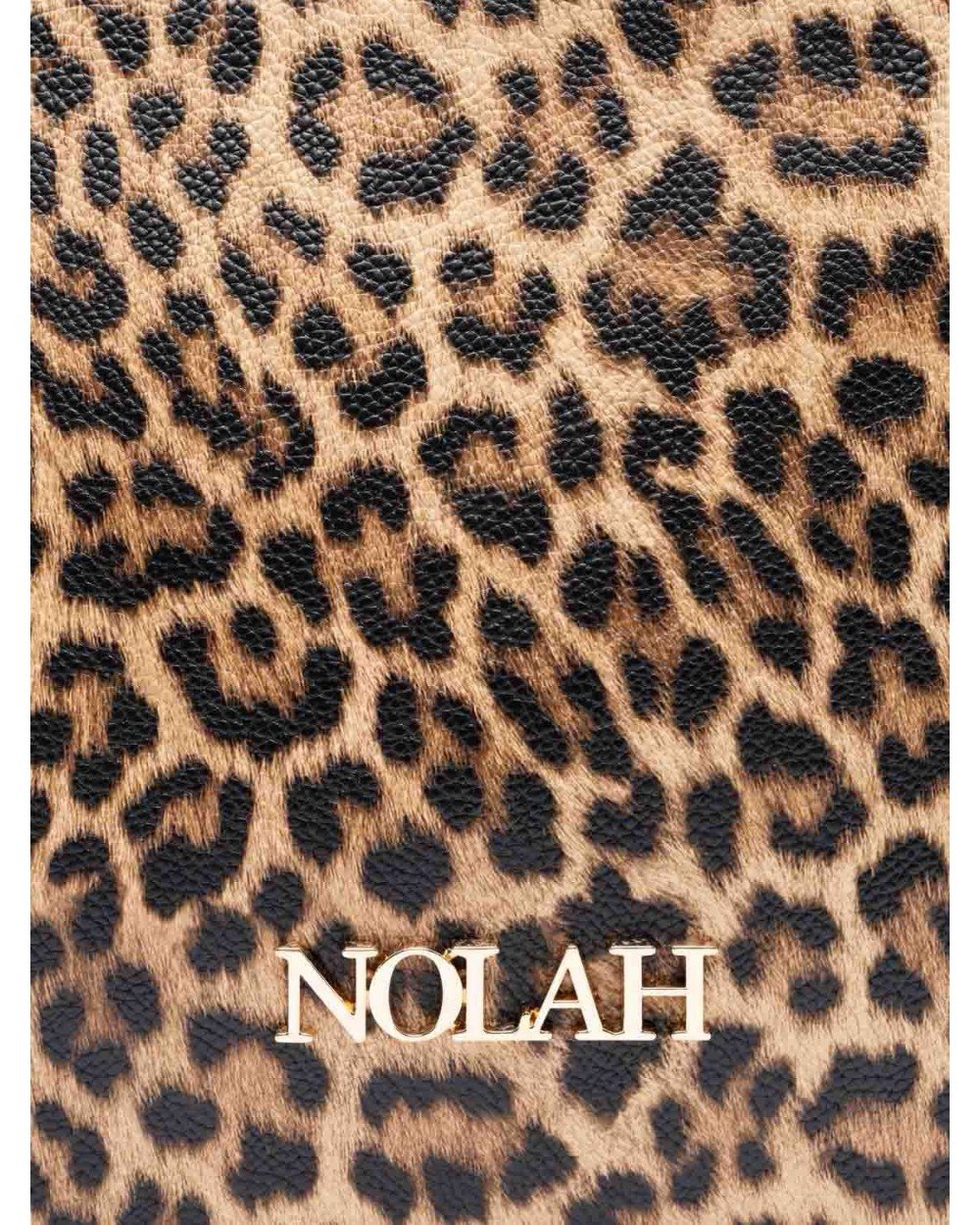 Nolah Γυναικείος Φάκελος χειρός Brennan Light Brown Leopard Γυναικείες Τσάντες