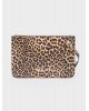 Nolah Γυναικείος Φάκελος χειρός Brennan Light Brown Leopard Γυναικείες Τσάντες