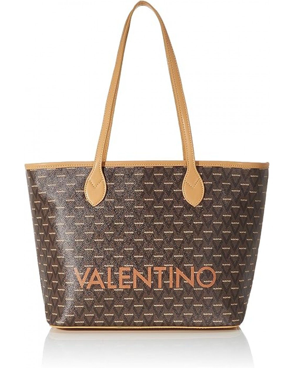 Valentino Γυναικεία τσάντα ώμο Liuto VBS3KG01R Καφέ Γυναικείες Τσάντες