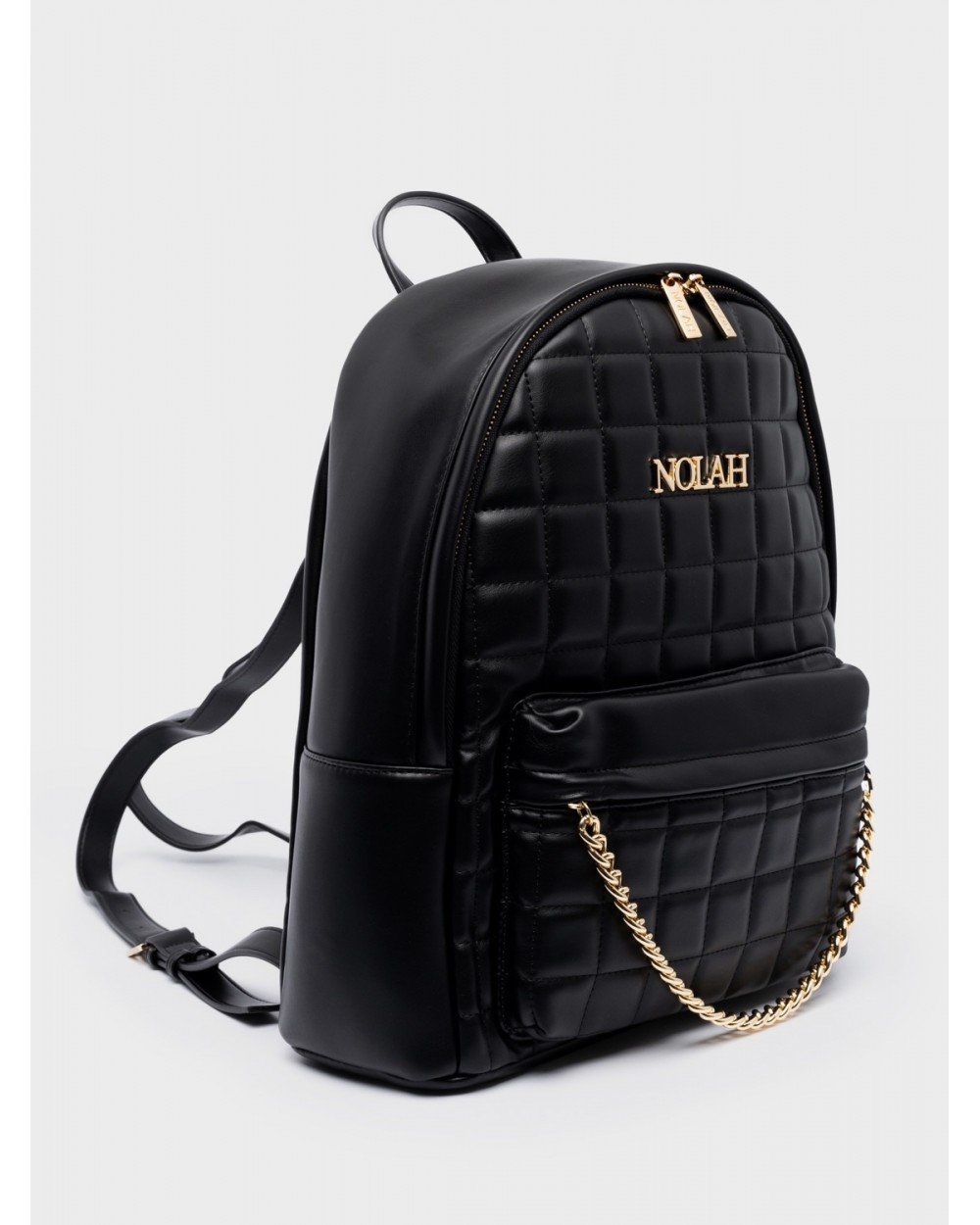 Nolah Γυναικεία Βackpack Frankie Black Gold Γυναικείες Τσάντες