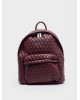 Nolah Γυναικεία Back Bag Kokoon Burgundy Silver Γυναικείες Τσάντες