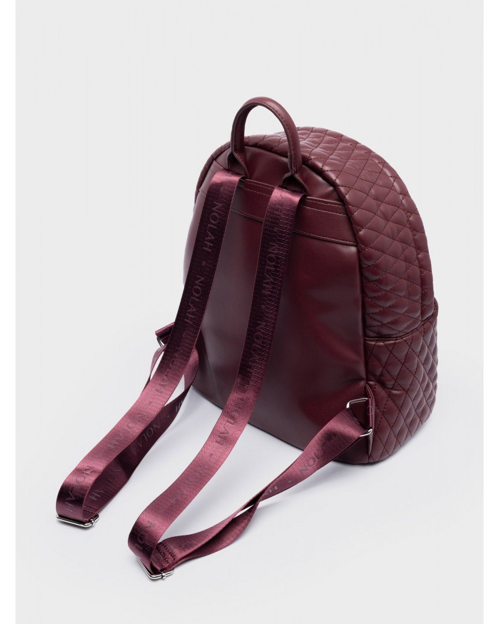 Nolah Γυναικεία Back Bag Kokoon Burgundy Silver Γυναικείες Τσάντες