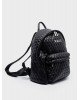 Nolah Γυναικεία Back Bag Kokoon Black Silver Γυναικείες Τσάντες