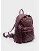 Nolah Γυναικεία Back Bag Kokoon Burgundy Silver Γυναικείες Τσάντες