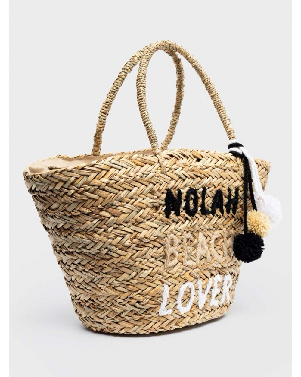 Nolah Beach Lover Ψάθινη Τσάντα Θαλάσσης Summer Items