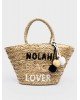 Nolah Beach Lover Ψάθινη Τσάντα Θαλάσσης Summer Items