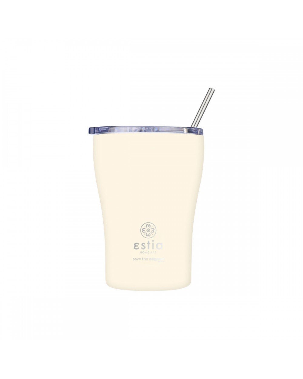 Estia Coffee Mug Μπουκάλι Θερμός Lily White 350ml Summer Items