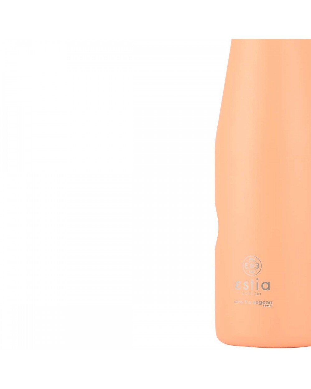 Estia Travel Flask Save Aegean Μπουκάλι Θερμός Peach Fuzz 500ml Summer Items