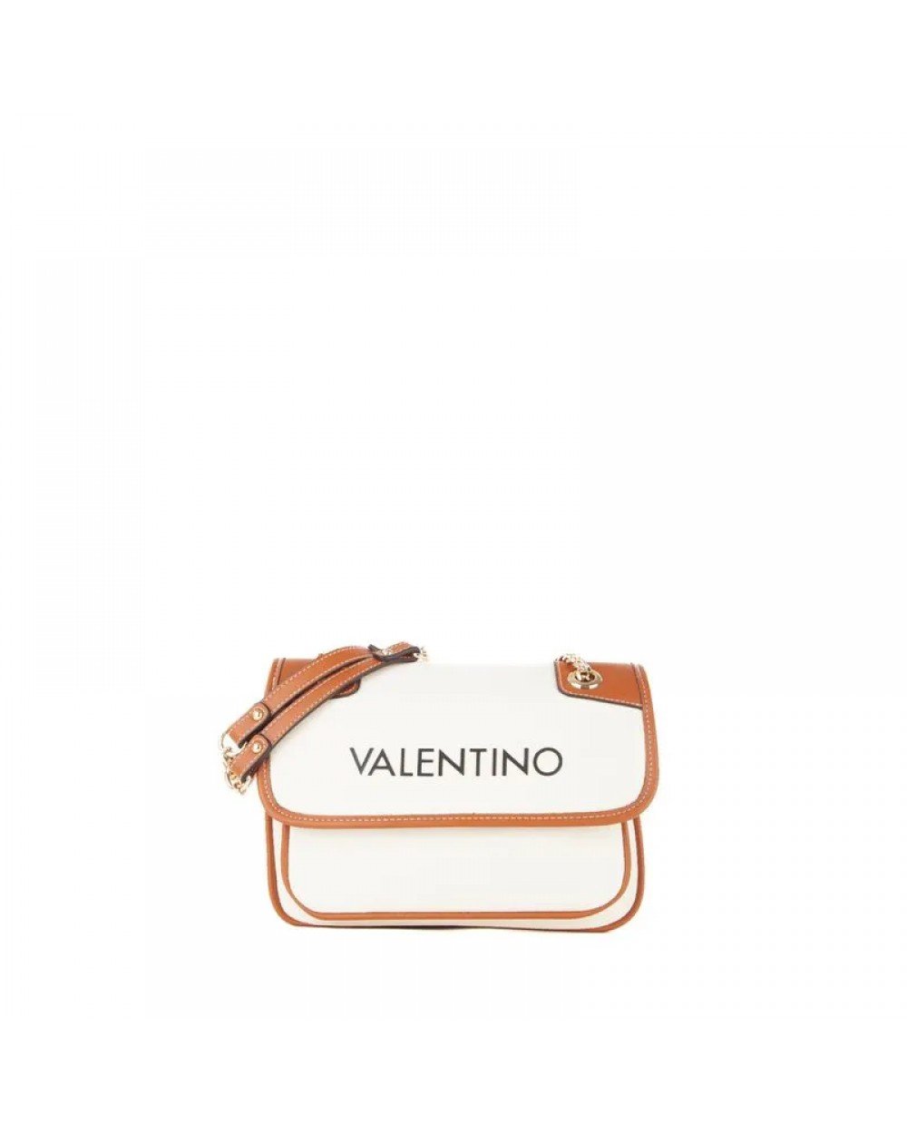 Valentino VBS7QH04 Γυναικεία Τσάντα Ώμου Μπεζ-Καφέ Γυναικείες Τσάντες