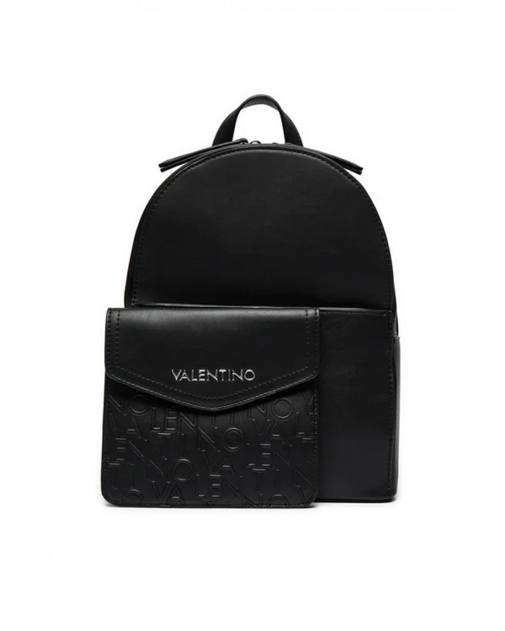 Valentino VBS7QP02 Γυναικείο σακίδιο πλάτης με αφαιρούμενο clutch bag Μαύρο Γυναικείες Τσάντες