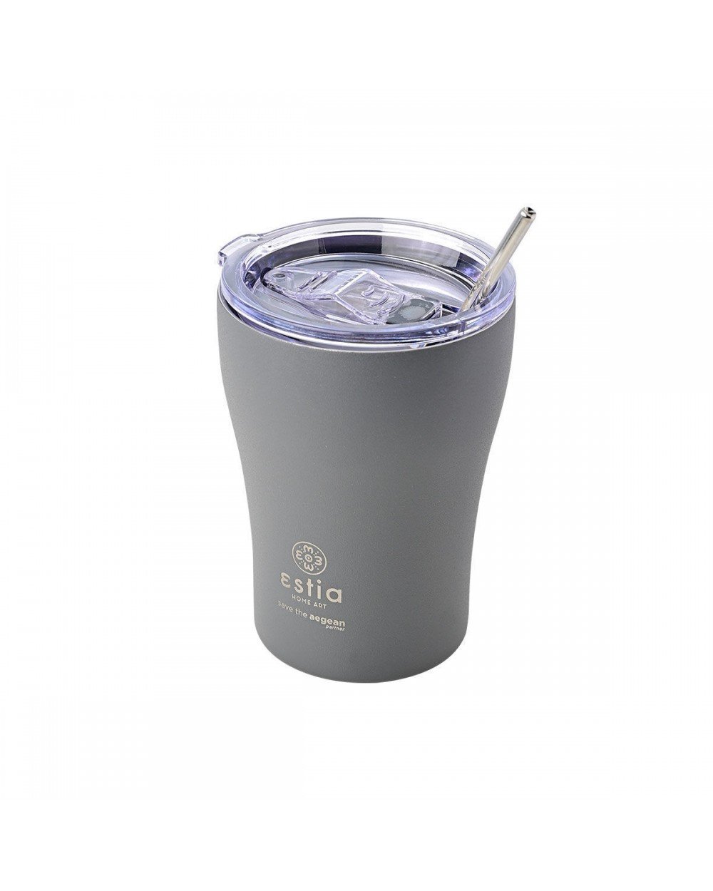 Estia Coffee Mug Μπουκάλι Θερμός Fjord Grey 350ml 