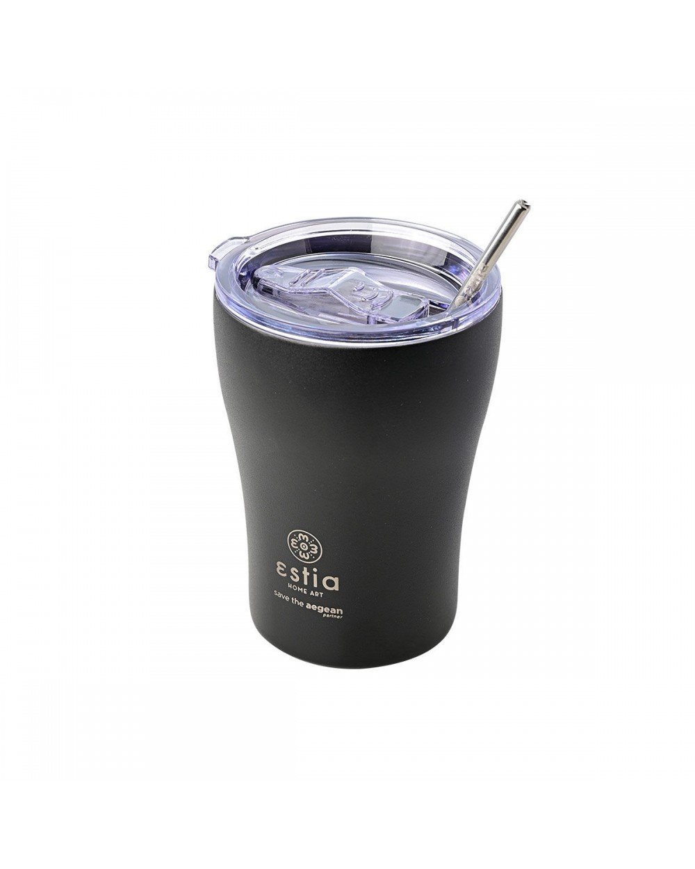 Estia Coffee Mug Μπουκάλι Θερμός Midnight Black 500ml Summer Items